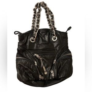 Vintage DIESEL leather black purse